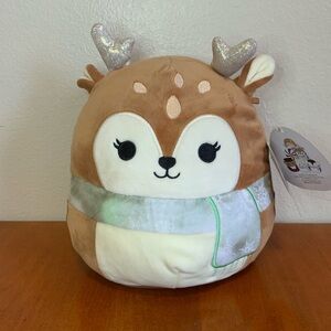 NWT 8" Squishmallow Holiday Dawn the Fawn